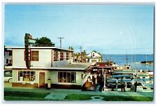 c1950 The Shrimp Boat Cafe And Smith's Yacht Basin Panama City Florida Postcard picture