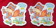 Two (2) Dutch Bros Stickers March 2024 Fox picture