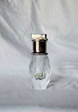 Working Vintage Art Deco Table Lighter Crystal Glass Base  with Silver Top picture