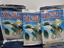 Free Willy 2 The Adventure Home Movie ONE Sealed Pack 1995 Skybox Trading Cards picture