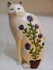 Tall Ceramic Sitting Cat Nantucket Home picture