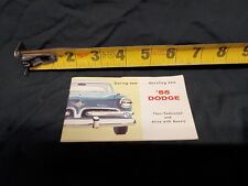 Original 1955 Dodge Full Line Sales Brochure 55 Coronet Custom Royal Wagon picture