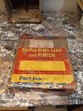 Vintage NOS MoPar Ring Gear And Pinion Chrysler Part No. 1192 394 Matched Dodge  picture
