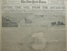 March 18, 1928 ANTARCTIC BYRD AFGHANISTAN'S INDIA ATLANTIC PLATO RADIO NY Times picture