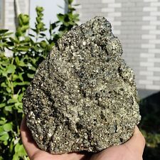 1850g Rare Natural Peru Iron Pyrite Mineral Specimen Crystal Healing Gifts picture
