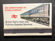 British Rail Stone-Carrier Pullman Car Deptford Full Matchbook c1960's-73 Scarce picture