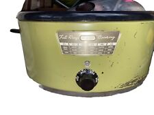 Vintage Avacado Green Mirro-Matic Electric Casserole Maker & Lid M-0341-37 WORKS picture