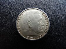Germany 1936 E Hindenburg 5 Reichsmark mark silver Coin Third reich   M picture