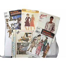 Vtg Lot 5 McCalls Women clothing & Simplicity Costume Patterns 1970  picture