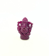 Authentic Natural Ruby Ganesha Statue|Handcrafted Spiritual Decor for Prosperity picture