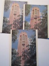 lot of 3 Singing Tower Cypress Gardens Florida Visitor Brochure Schedule 1951-53 picture