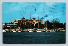 Postcard Soreno Hotel St. Petersburg Florida View Of Yachts picture