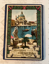 Vintage Venice Italy  guide book, 28 Fold Out Photo Vignettes With Descriptions picture