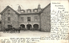Golden Lion Royal Hotel Dolgelley Wales 1904 Postcard picture