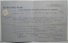 SUMMONS - State Of SOUTH CAROLINA - 1867 picture