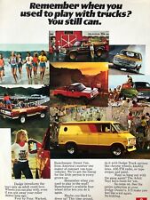 1977 Vintage Dodge Ramcharger Pickup Van original color ad D065 picture