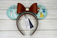 Disney Parks Dooney & Bourke Dogs Minnie Ears Leather Headband 2024 - Brand New picture