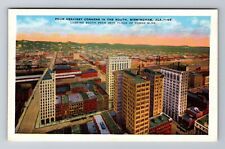 Birmingham AL-Alabama, Skyscrapers at Intersection, Antique Vintage Postcard picture