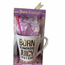 NEW Juicy Couture Born Glamorous, Mug Gift Set 5-Pieces Notepad 2 Memo Pads, Pen picture