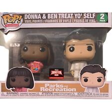 Funko Pop Parks and Recreation Donna and Ben Treat Yo' Self vinyl figures picture