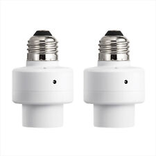 DEWENWILS 2pcs Dusk to Dawn Light Bulb Sockets,Light Sensor Socket with Timer picture