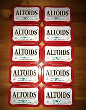 10 Altoids Tins - Empty & Cleaned - Red - Fishing Sewing Geocaching Crafts picture