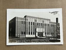 Postcard RPPC Carroll Iowa High School Auditorium Vintage Real Photo PC picture