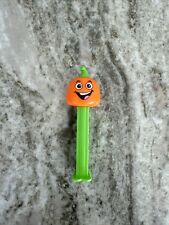 2018 Pez Dispenser Halloween Orange Smiling Pumpkin Green Body picture