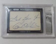 Authentic Signed Slabbed Beckett Carl Perkins 1 of 1 Razor Masterpiece COA picture