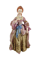 Vintage Porcelain Figurine Victorian Woman Andrea by Sadek 7299 Lavender picture