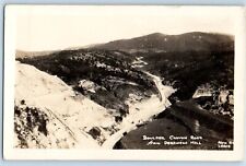 Black Hills SD Postcard RPPC Photo Boulder Canyon Road From Deadwood Hill c1930s picture