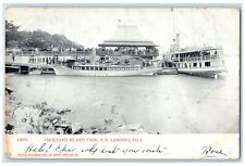 1906 Thousand Island Park SB Landing TH Island New York Vintage Antique Postcard picture