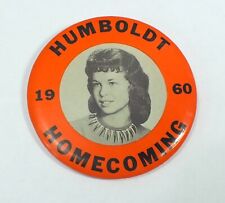 Vintage 1960 HUMBOLDT HOMECOMING Pin MACALASTER COLLEGE Pinback MINNESOTA picture