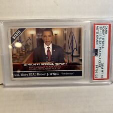 Navy SEAL Robert O’Neill LE/911 Signed President Obama “Breaking News” PSA 10 picture