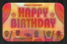 TARGET Happy Birthday, Movie Theater ( 2007 ) Lenticular Gift Card ( $0 ) picture