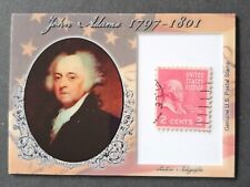1938 USPS StampSsp /90 2018 Potus Historic Autograph Company Card picture