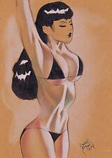 Bettie Page: Original Art by Shelton Bryant picture