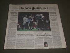 2013 FEB 4 NEW YORK TIMES NEWSPAPER - RAVENS BEAT 49ERS IN SUPER BOWL - NP 2730 picture