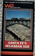 WB Video Productions 60 minute VHS tape of the Santa Fe Railway Seligman Sub picture