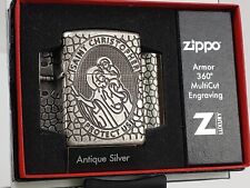 Zippo 49160 Armor ST. CHRISTOPHER MEDAL DESIGN Windproof Pocket Lighter SEP 2019 picture