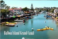 NEW 4x6 Unposted Postcard Balboa Island Grand Canal California Pacific Ocean picture