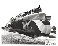 Vintage 8X10 Official US Navy Photograph 1958 USS Growler SSG-557 Submarine USN picture