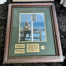 The Last Round 18th Hole Picture Photo Pin 2000 US Open Framed Pebble Beach picture