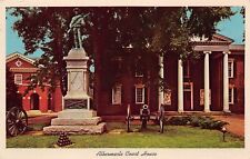 Charlottesville VA Civil War Monument At Ready Statue Johnny Reb Postcard O3 picture
