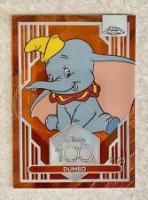 Topps Disney Chrome 100 Dumbo Orange Wave /25. Stunning Card In Hand picture