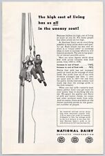1948 National Dairy Products Corp Vintage Print Ad Kraft Sealtest Bryers picture