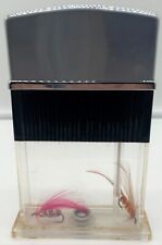 Huge table top / display SCRIPTO? Transparent VU LIGHTER with Fly Fishing Lures picture