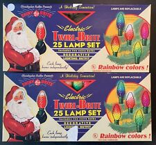 2 boxes of Christopher Radko Shiny Brite Electric Twirl-Brite Christmas Lights  picture