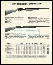 1984 WINCHESTER  Ranger Youth Slide-Action and Semi-Automatic Shotgun PRINT AD picture