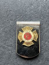 IAFF Firefighters' Metal Money Clip With a FIRE DEPARTMENT MALTESE CROSS picture